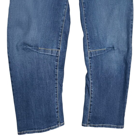 Nili Lotan Shon Tribeca Wash Jean Denim Blue Barrel Leg Size 27 - Picture 5 of 8